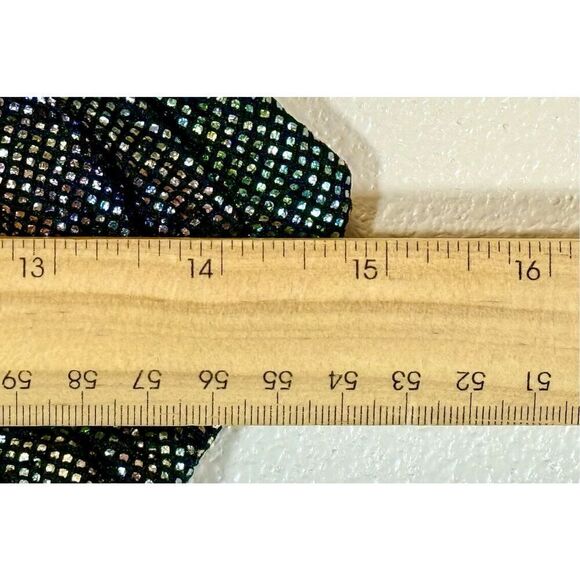 NWOT ZARA Festive Sparkle Halter Neck Ruched Mini Dress Women's XS - Picture 9 of 11